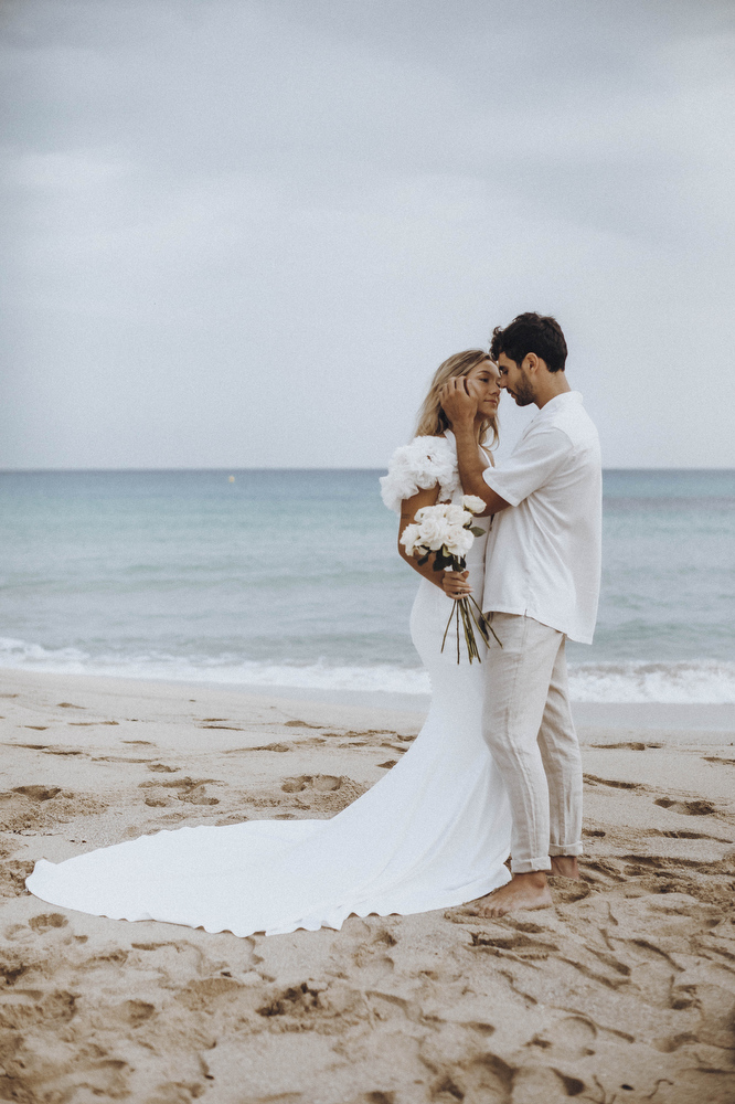 After-Wedding-Shooting-Mallorca-Strand Hochzeit am Meer-modern